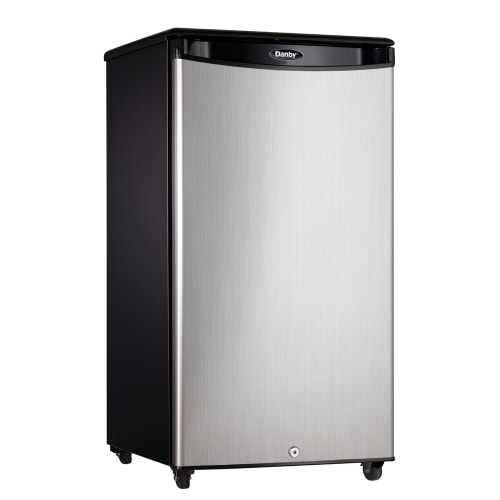 Danby Outdoor Compact Refrigerator, 3.3 Cu Ft, Stainless Steel